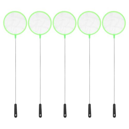Cabilock 5pcs Aquarium Fish Tank Nets Fine Mesh Plastic Shrimp and Fish Egg Catching Nets for Bowl and Aquarium Accessories Random Color