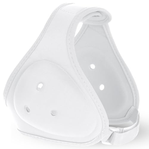 Tellegloww Wrestling Headgear for Kids Youth Soft Grappling Headgear Adjustable Wrestling Ear Guard for Adults - color: White, style: Classic Style