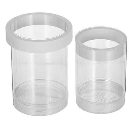 Beavorty Small Fish Breeding Isolation Box Floating Aquarium Hatchery Incubator with Divider and Egg Net for Guppy Fry Nursery in Fish Tanks