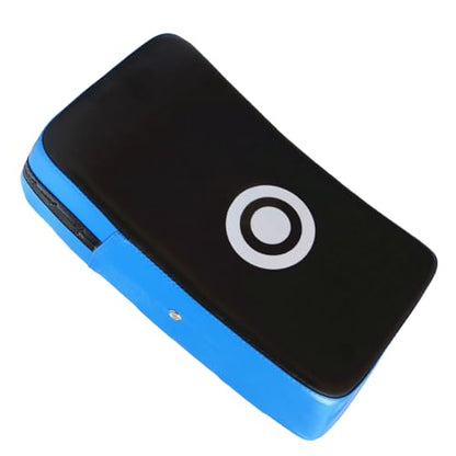 Taekwondo Kicks Pad Striking Targets Paddles Karate Martial Arts Strikes Targets Kickboxing Kids Training Equipment Gear Kickboxing Leg Pad - color: blue edge