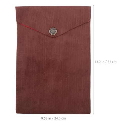 Angoily 2pcs Corduroy Bible Carrier Bag Traditional Tibetan Patterns, Portable and Spacesaving Religious Text Storage Pouch for Temple and Home Use