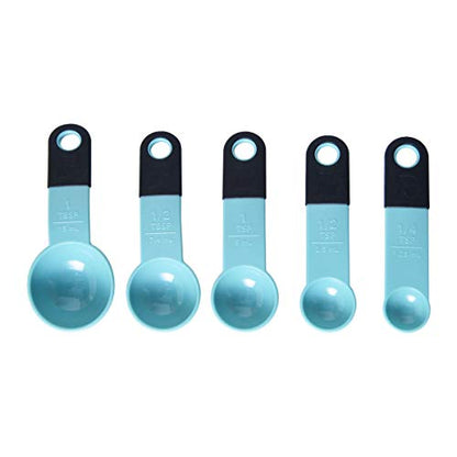 KitchenAid Measuring Spoons, Set Of 5, Aqua Sky (Pack of 12) - size: Set Of 5 (Pack of 12)