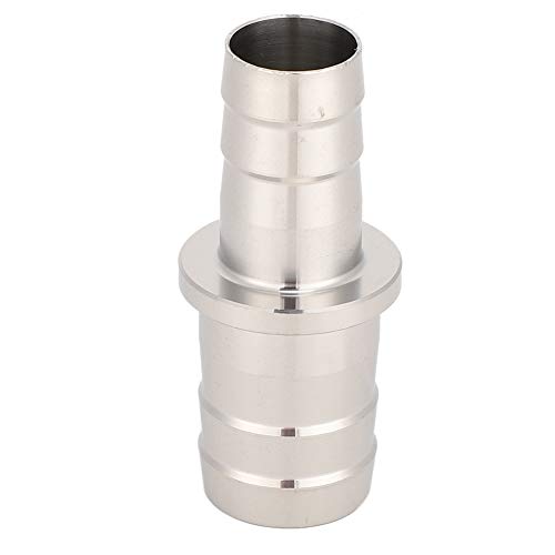 Yosoo 2 Types of Aquarium Stainless Steel Water Pipe Adapter Fittings Joint Connector for Fish Tank 12mm/0.47in to 16mm/0.63in, 16mm/0.63in to 20mm/0.79in Hose Converter