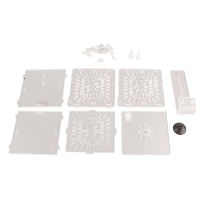 Fish Breeding Box Isolation Box, Solid Acrylic Fish Aquarium Acclimation Hatchery Incubator Box for Baby Fishes Shrimp Clownfish and Guppy, Hook Suction Fish Isolation Box