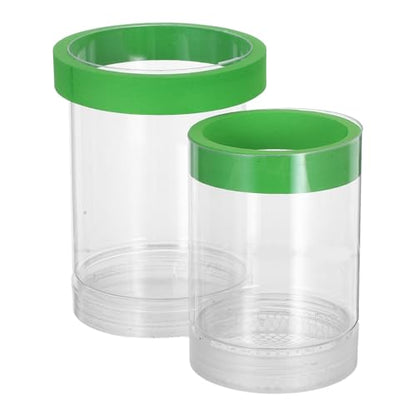 VICASKY Floating Fish Breeding Box and Egg Incubator for Aquarium – Small Green Floating Isolation Chamber for Guppy Fry Hatching and Fish Tank Nursery