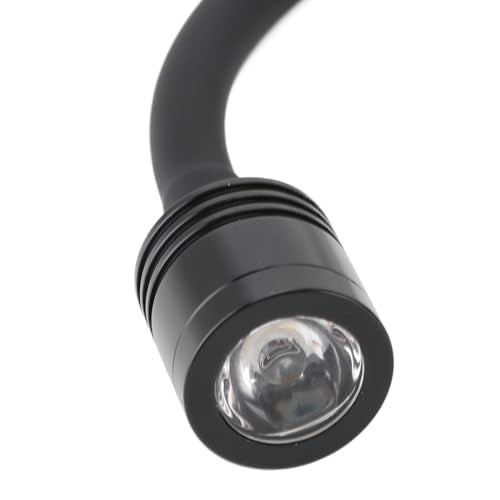 FTVOGUE Aquarium Clamp/Holder On Light, Aluminum Alloy with RGB LED and USB Power Supply, Adjustable Brightness for 3-6 Gallon Fish Tanks (White Light) - size: White Light