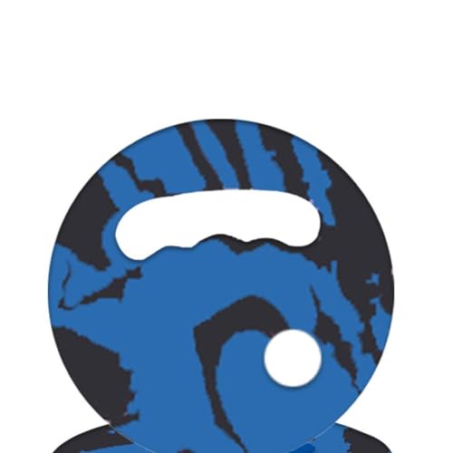Menolana Water Exercise Discs Pool Resistance, Swim Discs Lightweight Buoyancy EVA Foam Aerobic Equipment for Water Workout Beach Pool - color: Blue Black