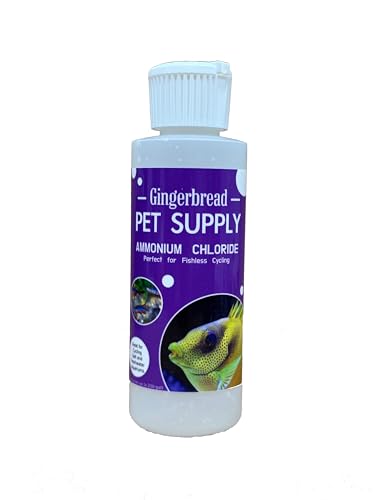 Ammonium Chloride for Fishless Aquarium Cycling - 4 oz - size: 4 oz (Treats up to 350 gal)