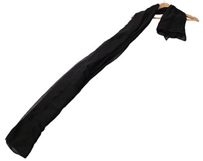 woogwin Women's Scarf Lady Light Soft Fashion Solid Shawl Wraps - color: Black