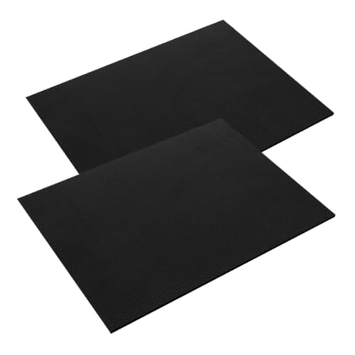 ibasenice 2pcs Fish Tank Leveling Mat Non- Gasket Pad for Aquarium Stability Shock Absorbing Thick Bottom Tray for Clean Water and Easy Maintenance