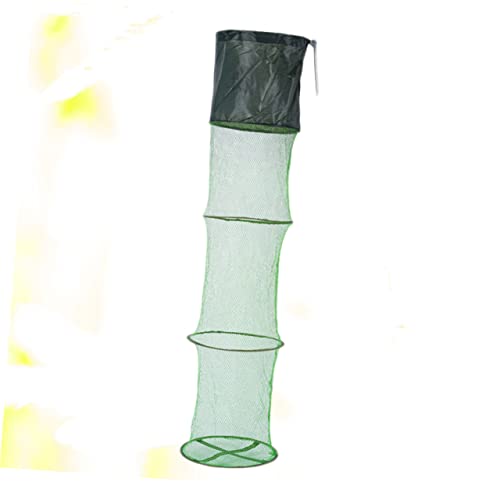 Yardwe Collapsible Fishing Net Lightweight Mesh Tuck Net for Fish Shrimp Use Fishing Tool for Lakes Rivers Sea - size: 200.00X25.00X25.00CM