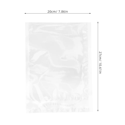 LIFKOME 100pcs 20x27cm Oxygen Fish Transport Bags Live Fry Packing Pouches Portable Aquarium Shipping Containers Sealable Leakproof Bags for Koi and Shrimp
