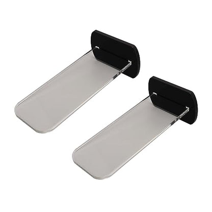 Naroote Boxing Glove Display Case, Boxing Glove Holder 2Pcs Acrylic Glove Display Holder Rack Glove Station for Home (Acrylic)
