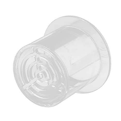Acrylic Transparent Feeder Cover Breeding Protection Cover for Aquarium Fish Tank Blocking Sand and Gravel Safe for Fishes 50mm Height 65mm Outer Diameter