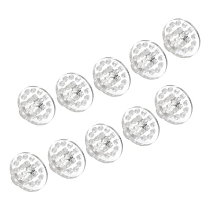 Happyyami 10pcs Coral Button Bracket Fish Tank Stand Coral Plugs Coral Bracket Baseboard Trim Coral Rack Magnetic Fish Tank Coral Rack Fish Tank Accessories Rounde Equipment Aquarium Acrylic
