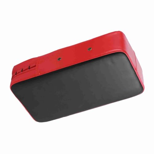 Punching Pads Kicking Strike Handheld Foot Target for Taekwondo Karate Training Indoor Outdoor - color: Red