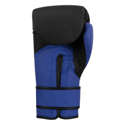 TITLE Boxing Conquest Training Boxing Gloves - color: Black/Blue, size: 14 oz