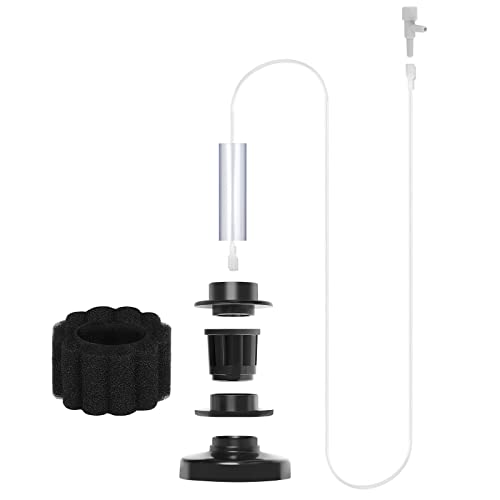AQUANEAT 3pcs Mini Aquarium Sponge Filter, Quiet Fish Tank Bio Foam Filter, with Airline Tubing, up to 2Gal