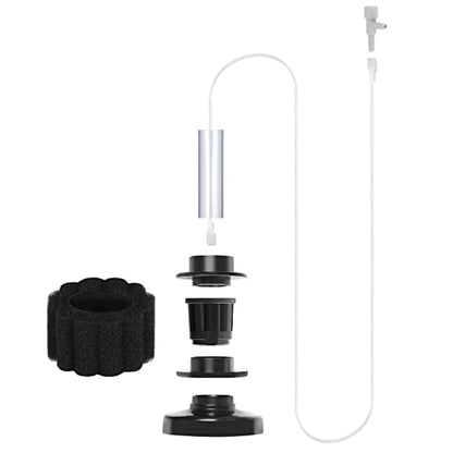 AQUANEAT 3pcs Mini Aquarium Sponge Filter, Quiet Fish Tank Bio Foam Filter, with Airline Tubing, up to 2Gal