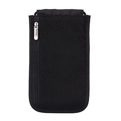 Travelon Rfid Blocking Deluxe Boarding Pouch, Black, Small