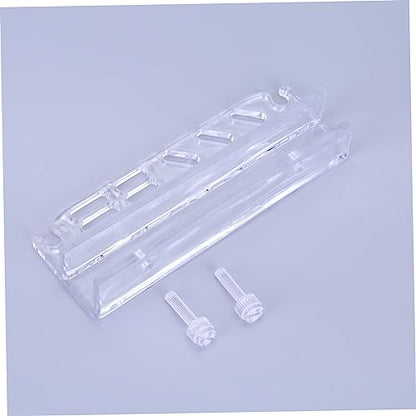 Acrylic Aquarium Tool Holder for Organizing Water Plant Maintenance Tools Wall-Mounted Rack for Tweezers Scissors and Cleaning Equipment Easy to Install Storage