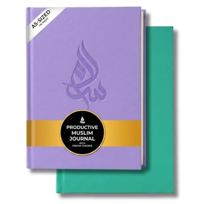 Salam Journal, Islamic Daily Planner with Prayer Tracker, Daily Hadith and Duas, Undated Layout with 6 Month Coverage, Ramadan and Eid Gift for Muslims, Ramadan Planner (Purple) - color: Purple