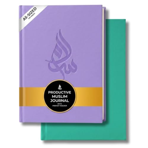 Salam Journal, Islamic Daily Planner with Prayer Tracker, Daily Hadith and Duas, Undated Layout with 6 Month Coverage, Ramadan and Eid Gift for Muslims, Ramadan Planner (Purple) - color: Purple