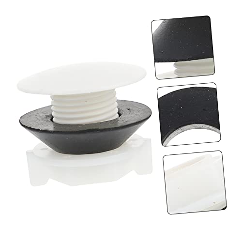 KALLORY Toilet Tank Plug 1/2 Inch Plastic Water Tower Plug Replacement with Airtight Seal for Toilet Tanks Fish Tanks Buckets 2 Pack Bathroom Accessories