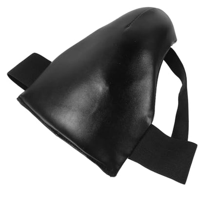 ibasenice Professional Groin Protector for Men, Comfortable Black L Size Crotch Guard for Boxing Muay Thai Taekwondo MMA Martial Arts Training
