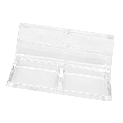 Dioche Sturdy Acrylic Aquarium Glass Cover Holder - 20Pcs Clamp/Holder Support Clamps for 5mm Fish - High Transparency and Easy Installation (10mm) - size: 10mm