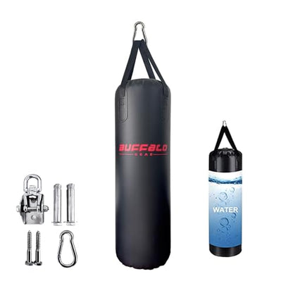Buffalo Gear Heavy Water Punching Bag, 225LB 165LB 86LB Adjustable Training Punching Bag for Kickboxing Boxing Gym Home Training for Youths Kids - size: Medium-165lb