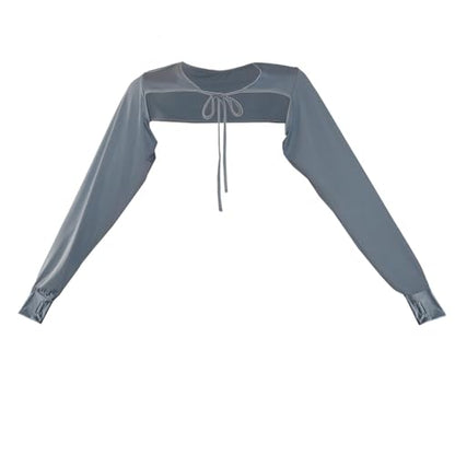 Women’s Active Relax Fit Sun Protection Arm Sleeves with Thumb Holes - color: Charcoal