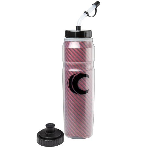 Cannon Sports 28oz Insulated Squeeze Water Bottle with Straw, Leak Proof Lids, 2 lids (Straw and Squeeze), Double Wall Insulation, Wide Mouth, BPA-Free (Red) - color: Red
