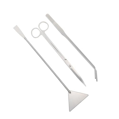 Toddmomy 1set Aquarium Scissors Ergonomic Portable Tools for Precise Plant Trimming and Maintenance Includes Long Tweezer and Shovel for Aquatic Plant Care - size: 31.50X7.00X1.00CM