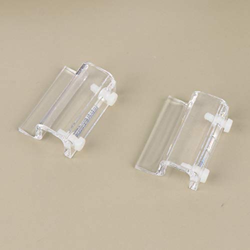 balacoo 4pcs Acrylic Fish Tank Cover Holder Bracket Aquarium Support Rack for Open Tanks Stable Design for Thick for Turtle Pet
