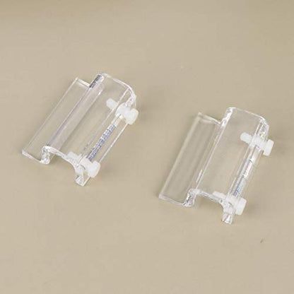 balacoo 4pcs Acrylic Fish Tank Cover Holder Bracket Aquarium Support Rack for Open Tanks Stable Design for Thick for Turtle Pet