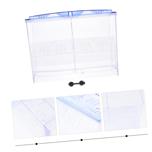 Double Layer Isolation Box for Fish Breeding Aquarium Hatchery Incubator Independent Fish Box for Fry