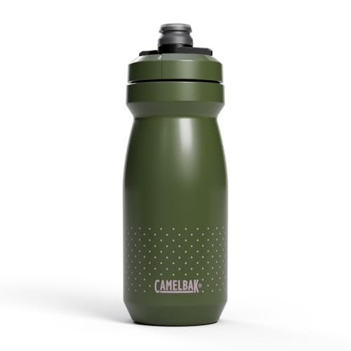 CamelBak Podium Bike Squeeze Water Bottle, High‑Flow Easy‑Squeeze Design for Cycling Performance, 21oz, Deep Fern - color: Deep Fern