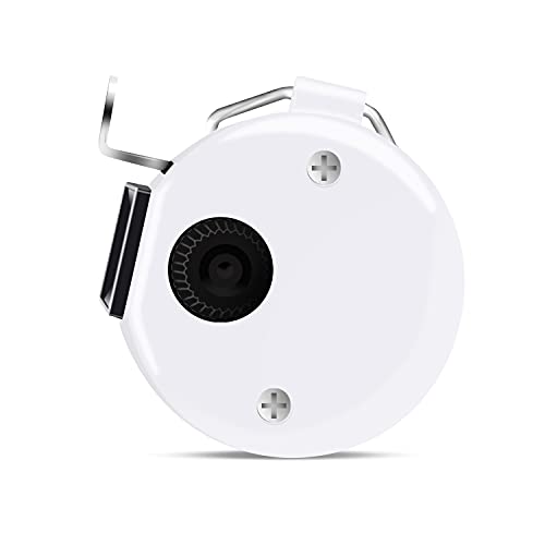 Eliamo 12 Pcs Hand Tally Counter 4-Digit Lap Counter Clicker, Manual Mechanical Handheld Pitch Click Counter with Finger Ring for School Golf & Knitting Row Croche - color: White