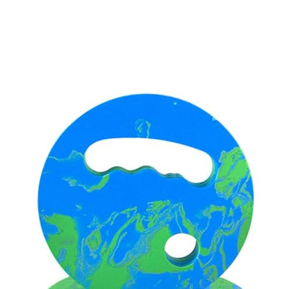 Menolana Water Exercise Discs Pool Resistance, Swim Discs Lightweight Buoyancy EVA Foam Aerobic Equipment for Water Workout Beach Pool - color: Blue Green