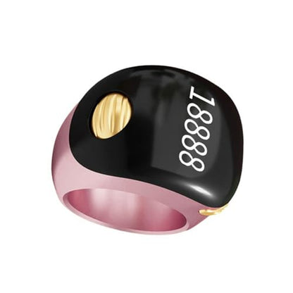 Interchangeable Tasbih Zikr Rings 3 Size Digital Prayer Counter Electronic Counting for Digital Counter - color: Rose Gold