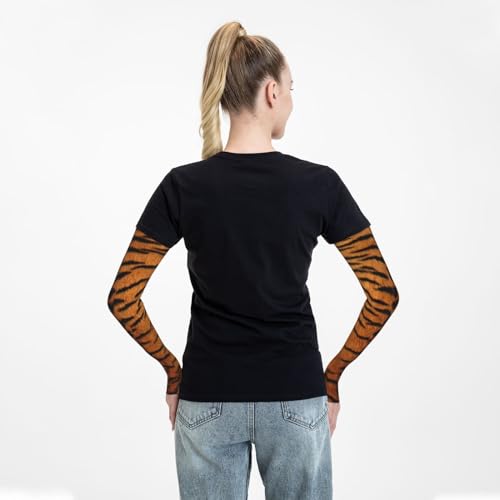 Cooling Arm Sleeves Cover Summer Sun Protection Arm Sleeves For Men Women Baseball Cycling Golf Running - color: Tiger Print 18