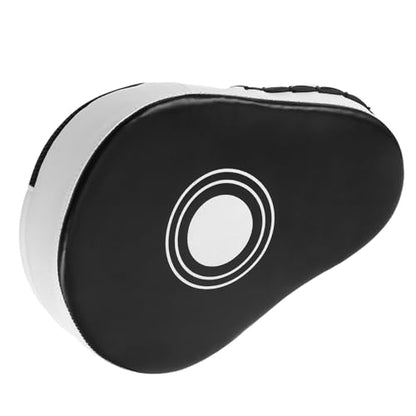 TOYANDONA Curved Boxing Focus Mitts Punching Pads Thickened Hand Targets for Muay Thai Kickboxing Karate Taekwondo Sparring Training Black