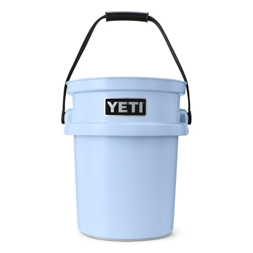 YETI Loadout 5-Gallon Bucket, Impact Resistant Fishing/Utility Bucket - color: Big Sky Blue