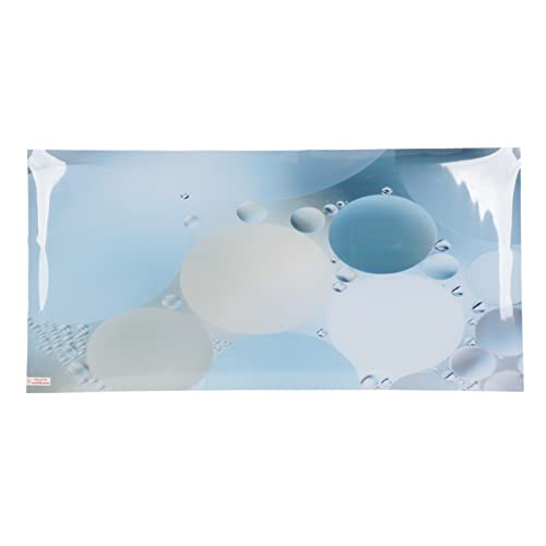 Aquarium Background Decoration Self Adhesive 3D Effect Fish Tank Backdrop Sticker, PVC Aquarium Wallpaper with Realistic Underwater Design, Easy Install Decor for Freshwater and Sa (61*41CM) - size: 61*41CM