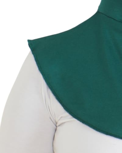 Prien Sport Hijab For Women, Muslim Head Scarf, Flexible Turban Girls, Chic Islamic Wear For Gym, Neck Collar Bonnet Viscose - color: Emerald