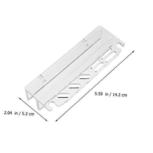 Abaodam Acrylic Water Grass Tool Organizer for Aquariums Multi-functional Tool Holder Storage Rack for Fish Tank Maintenance Sturdy and Easy-to-Use Cleaning Accessory