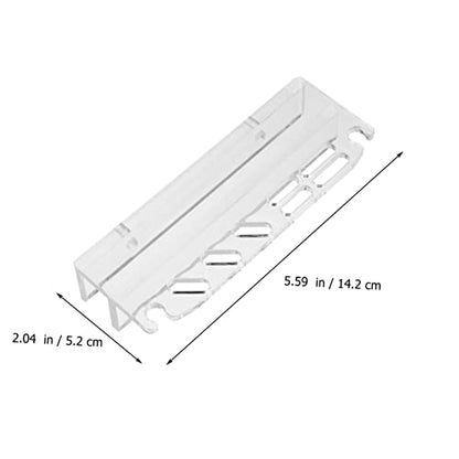 Abaodam Acrylic Water Grass Tool Organizer for Aquariums Multi-functional Tool Holder Storage Rack for Fish Tank Maintenance Sturdy and Easy-to-Use Cleaning Accessory