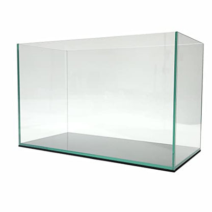 Lifegard Aquatics 10 Gallon Rimless Aquarium, Clear Glass, Ultra Clear Sealant Fish Tank, 5mm Thick with Dense Leveling Mat for Freshwater/Marine, Home or Office Decor (20.07"x9.84"x12.60") - size: 10 Gallons