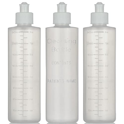 Perineal Lavette Irrigation Bottle for Postpartum Care - After-Birth Essentials for Mom to Soothe and Clean Perineal Area - Premium Portable Bidet for Women - 8OZ (Pack of 3)